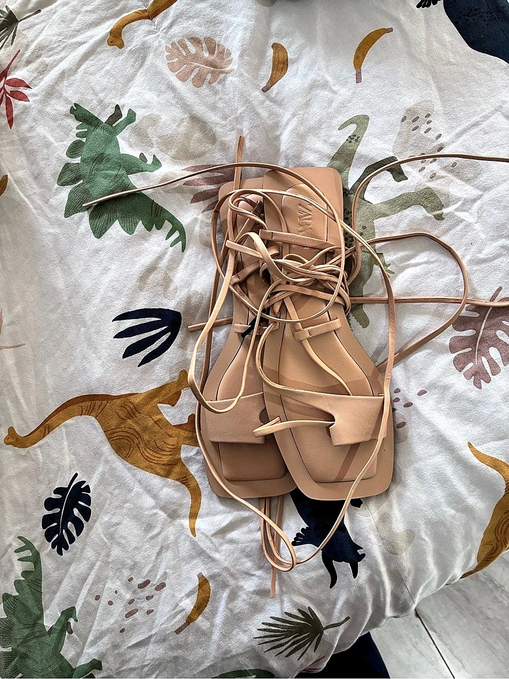 ZARA Strappy Sandals in Pink